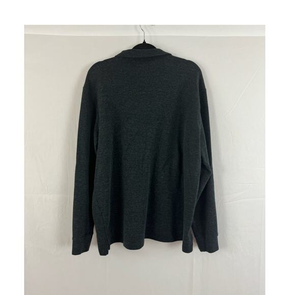 Ralph Lauren Polo Men’s XL Grey Cable-Knit Cotton Sweater Classic Crewneck - Picture 2 of 9
